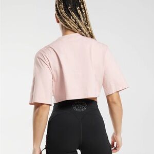 Gymshark Women's Pink Crop Top XL